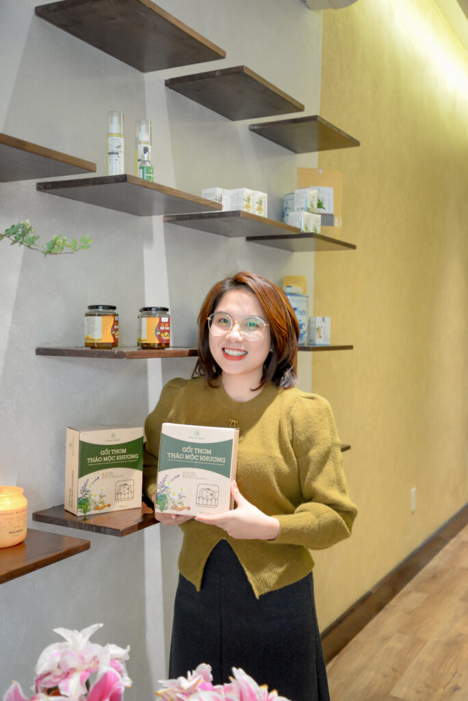 Chị Khánh Linh - CEO trung tâm chăm sóc bầu - sau sinh Vietcare Thái Bình